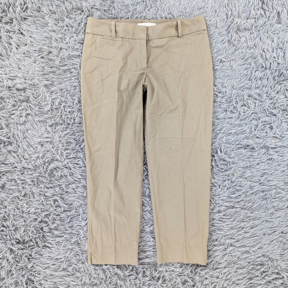 Talbots Pants - Talbots Pants Women's 2 Petite Olive Green Pleated Stretch